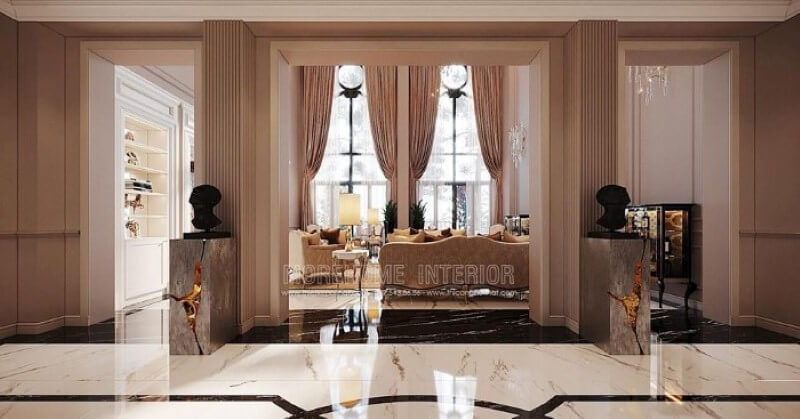 Bố trí nội thất biệt thự cao cấp đẹp sang trọng Vinhomes Imperia Hải Phòng. công ty thiết kế nội thất cao cấp