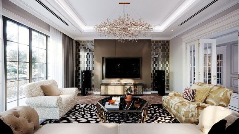 Trang trí phòng karaoke gia đình, đẹp, sang trọng. Thiết kế nội thất