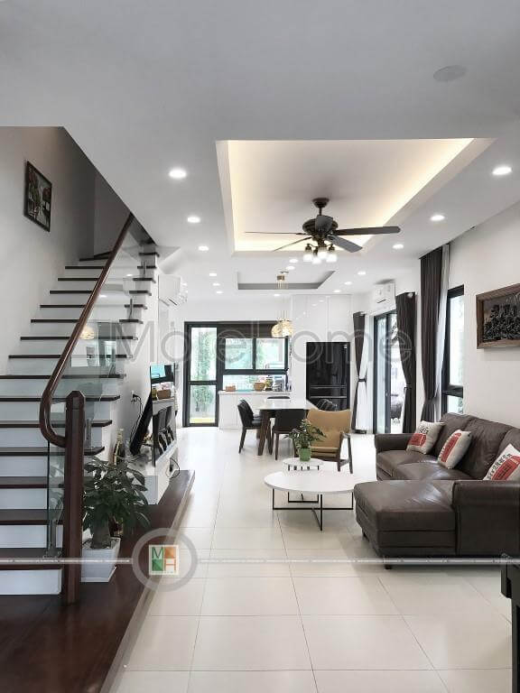 Thi công nội thất gỗ phòng khách chất lượng cao tại Hà Nội Thi công nội thất phòng khách đẹp, sang trọng